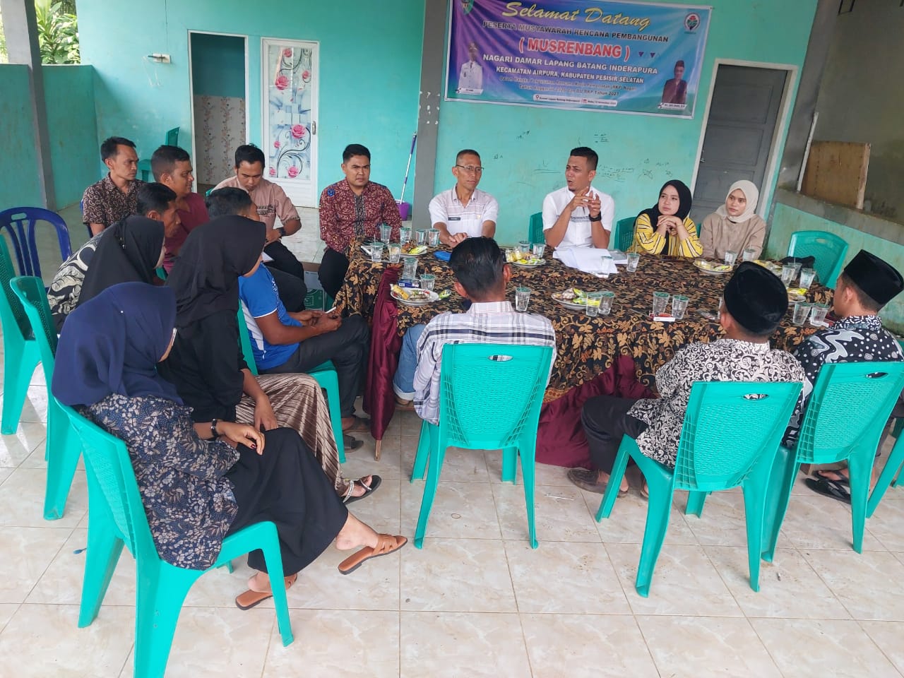 TIM PANITIA PILWANA KECAMATAN AIRPURA LAKSANAKAN MONITORING PILWANA DI NAGARI DAMAR LAPAN BATANG IND