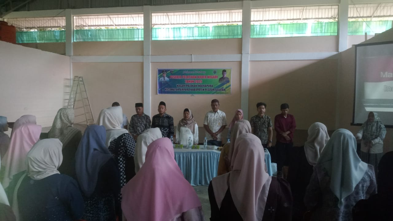 Camat Airpura Buka Pelatihan Kader Nagari Palokan Inderapura