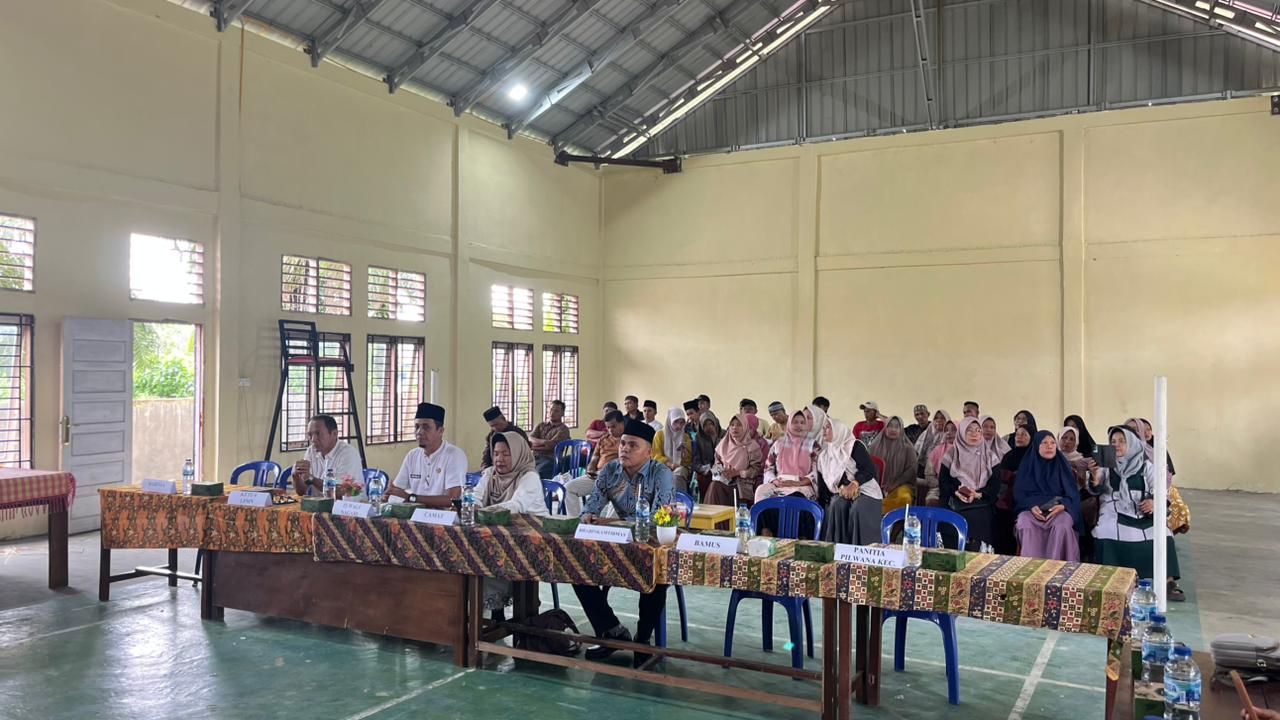 Camat Airpura Hadiri Penyampaian Visi dan Misi Calon Wali Nagari Inderapura Timur