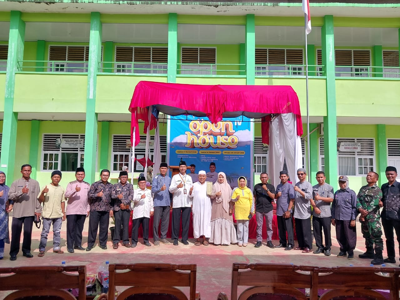 Camat Airpura Hadiri Pembukaan Open House IV Perguruan Islam Ar-Risalah 2 Nagari Lalang Panjang Inde