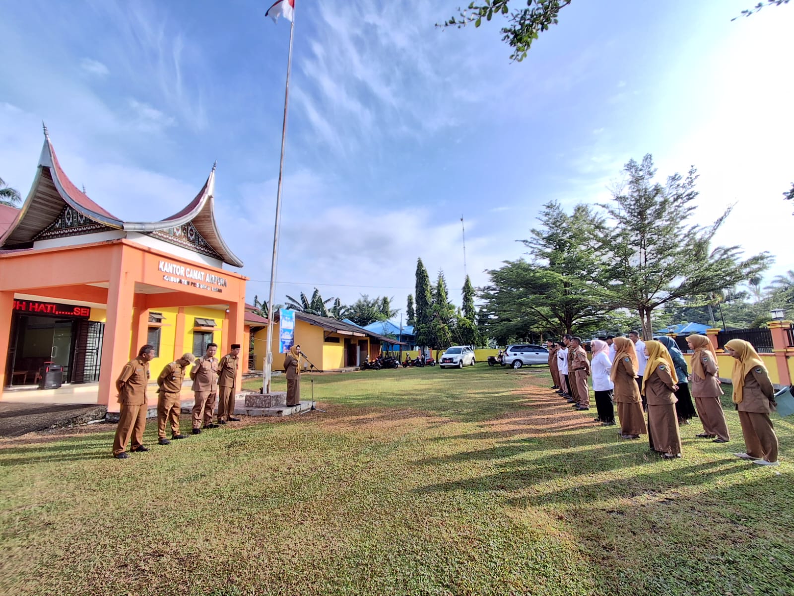 Apel Gabungan Kecamatan Airpura Berlangsung Khidmat di Bulan Ramadhan