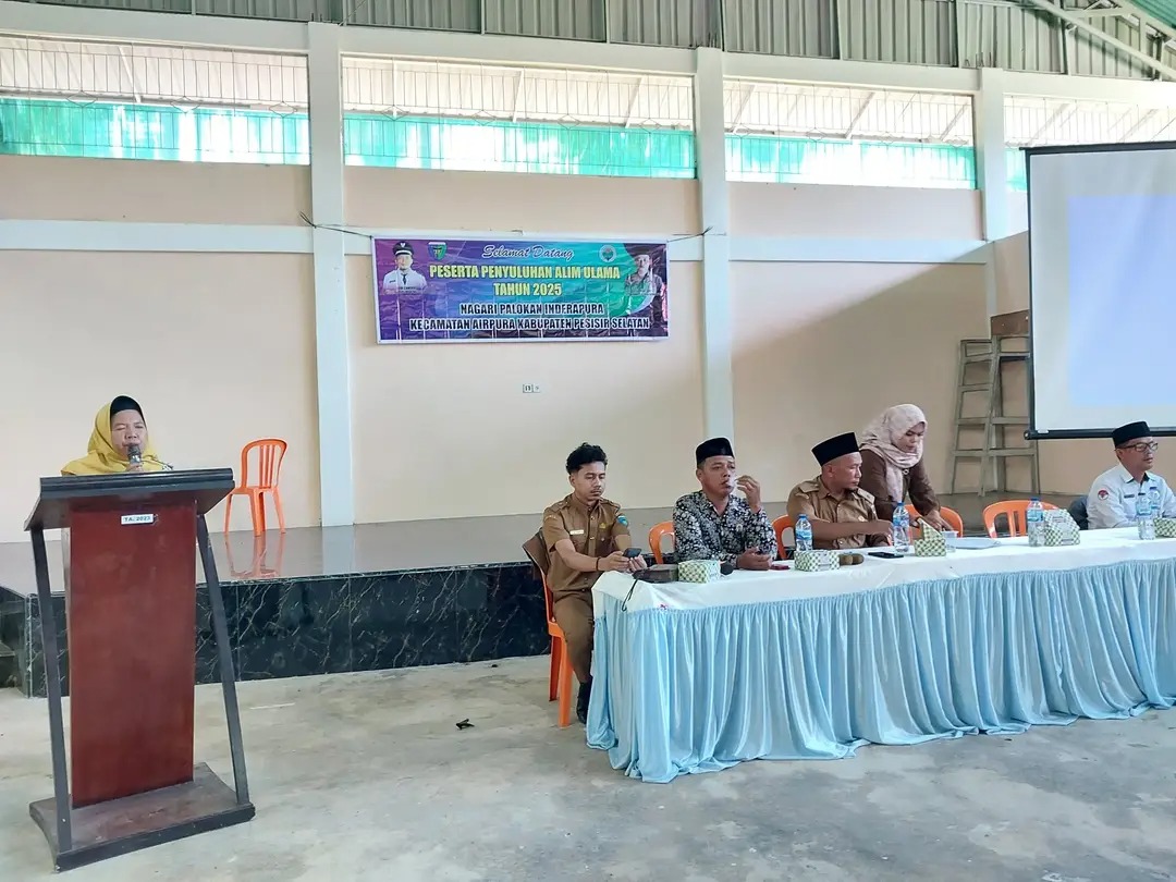 Camat Airpura Hadiri Acara Penyuluhan Alim Ulama Tahun 2025 di Nagari Palokan Inderapura